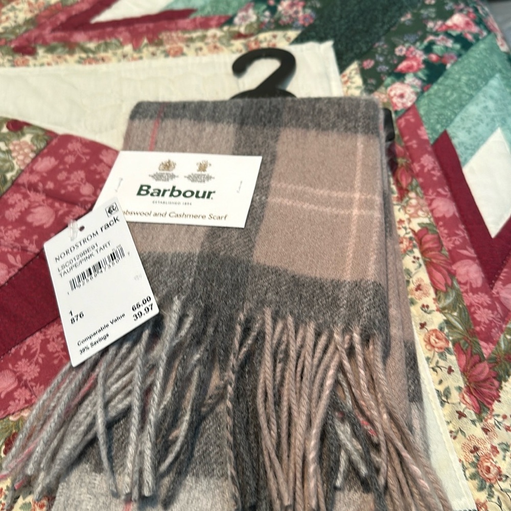 Barbour scarf